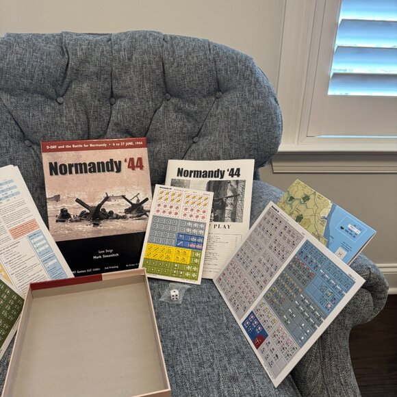 Normandy '44 (opened, unpunched) GMT Games - Picture 9 of 14